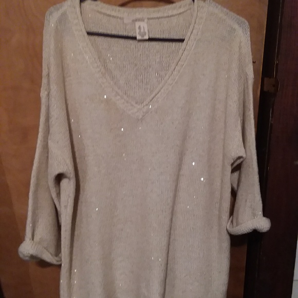 DkNY Jean's sweater L - Picture 1 of 6